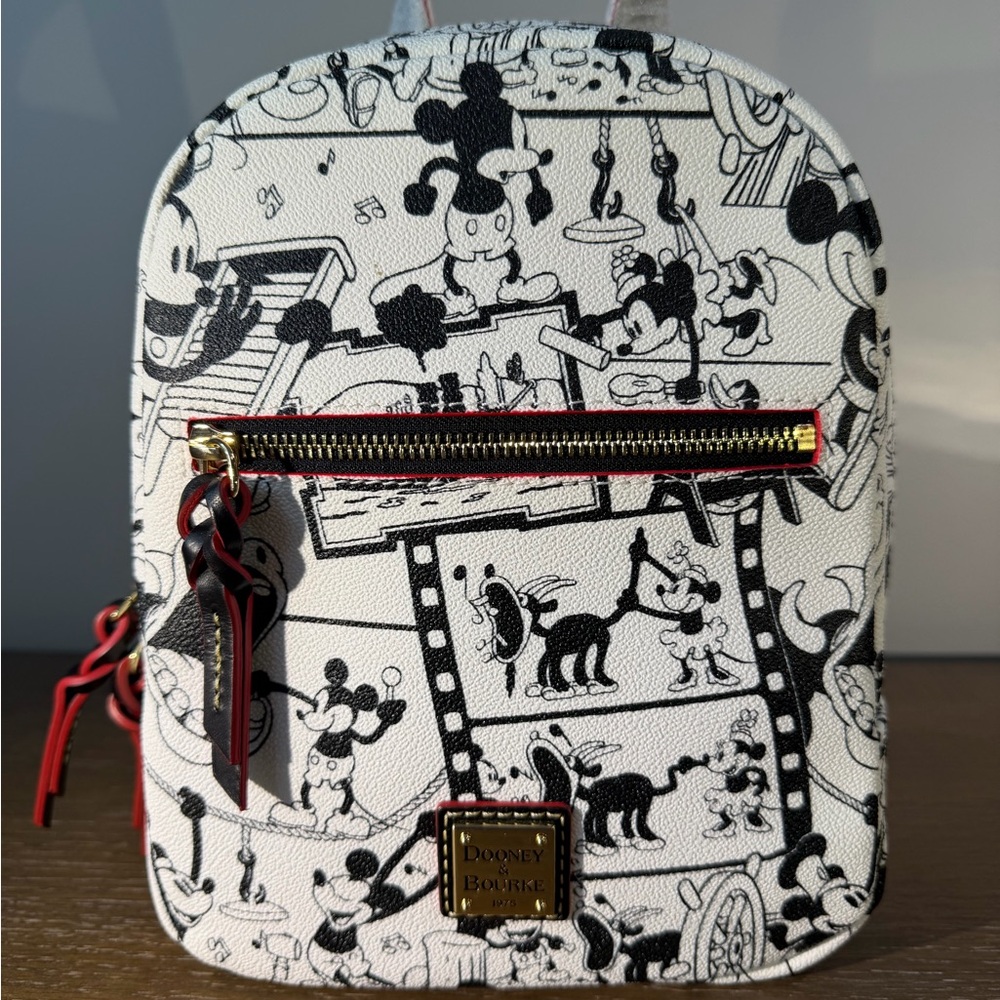 Dooney & Bourke Disney Micki Black and White Sketch Backpack
